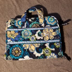 Vera Bradley Travel Toiletry Bag Mod Floral Blue